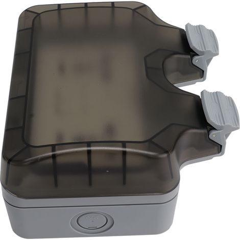 Prises extérieures britanniques, interrupteurs IP66 avec couvercle de protection, étanches à l'eau et à la poussière, 13 A, 250 V (1/5)