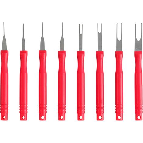 Outils de retrait de goupilles - Kit d'outils de retrait de terminal - Kit d'éjecteur de terminal pour voiture - Outil d'extraction de goupilles - Outil de déverrouillage - Extracteur de (1/5)