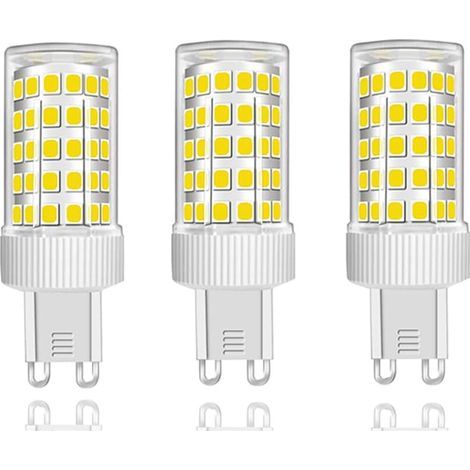 Lot de 3 Ampoules LED G9 10W Équivalent Halogène 150W, 86 LED, 1000Lm, Angle de faisceau 360°, Ultra Lumineuses, AC220-240V, Non Dimmable, Blanc Froid 6000K (1/5)