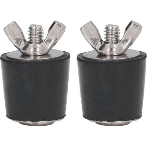 Bouchons de piscine en caoutchouc Ulisem, lot de 2, bouchons coniques, accessoires de piscine, 25 mm, résistants au froid (1/4)
