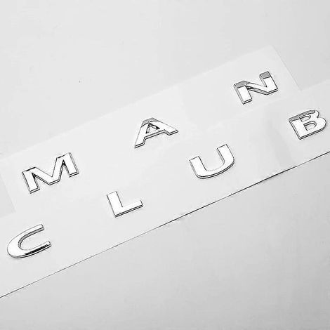 Logo Clubman 3D ABS noir, emblème, autocollant pour coffre de voiture Mini Cooper S F54 R55 R 55 JCW Clubman