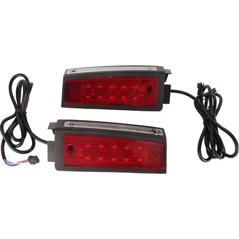 Signalisation lumineuse électrique 1 paire 10 pouces pour trottinette, clignotants en plastique, accessoires de remplacement pour véhicule (1/5)