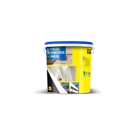 C IDROPITTURA LAV TRASP INTERNI 14L WASHABLE WALL