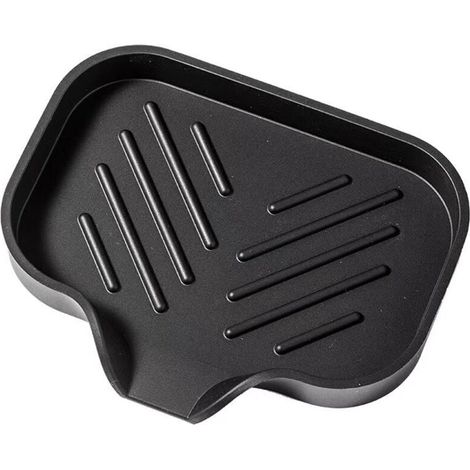 Porte-savon en silicone avec bec verseur - Organisateur pour lavabo de salle de bain et de cuisine, porte-éponge et porte-savon (1/4)