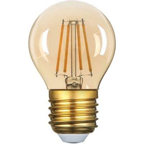 Ampoule LED E27 Filament 4W G45 240° Dimmable - Blanc Chaud 2300