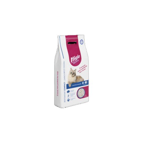 Higio - litière compacte en bentonite parfumée à la brise marine 5 l