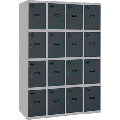 Armario Taquilla SIMON LOCKER PROF.Monobloque 4 PUERTA 4/16 300(1200)GR/AN