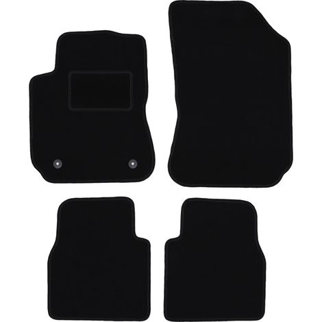 Tappetini in velluto nero per: Citroen C4 Cactus crossover (2014-2018) (1/5)