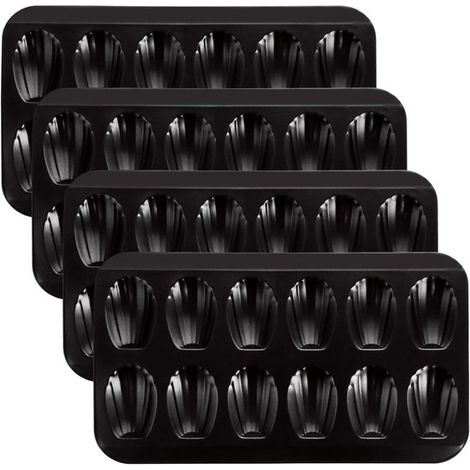Madeleine-Backform – 4-teiliges Set – 40 x 22,5 x 1,8 cm (1/5)