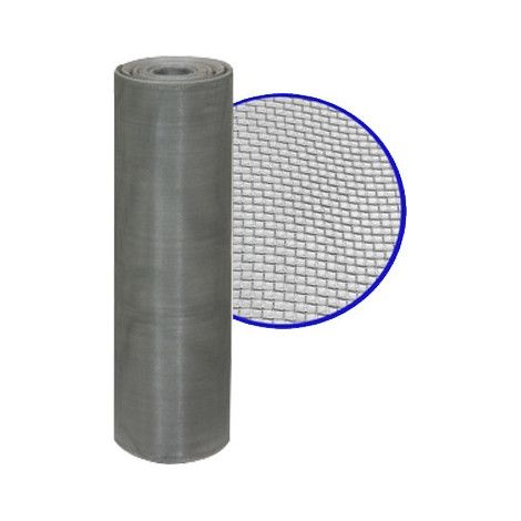 Zanzariera Liberty fibra vetro grigia H 120 cm rotolo 30 m