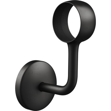 Rothley Matt Black Staircase Handrail Wall Bracket 40mm