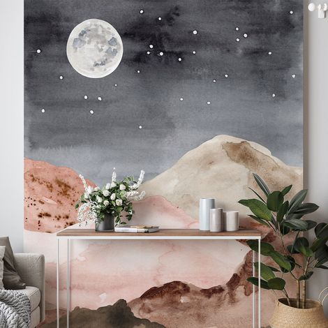 Papier peint panoramique - La nuit Boho - 226 cm x 320 cm (1/4)