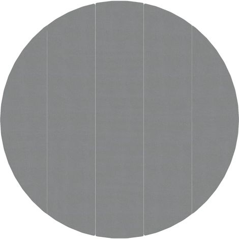 Vidaxl – Bâche de piscine ronde 550 cm – Géotextile polyester léger et respirant – Protection liner contre racines et pierres – Divisé en 5 morceaux (1/5)