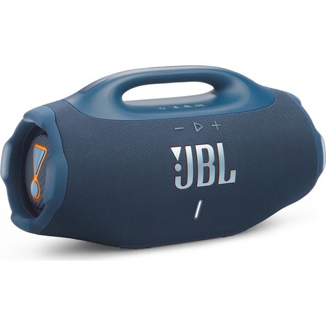 JBL Boombox4 Bluetooth speaker, blue, splashproof IP67