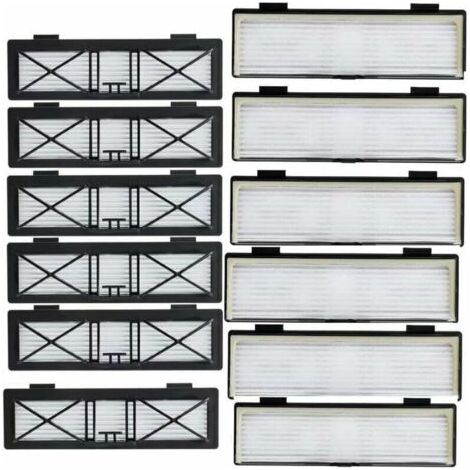 Jeu de 12 filtres de connexion pour Neato Botvac, Neato Botvac, série de connexions D75/80/85, avec brosse de nettoyage gratuite (1/5)
