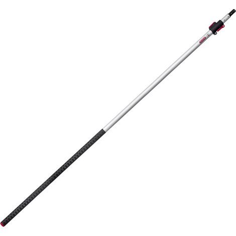 ASTA ALLUMINIO TELESCOPICA OVALE ALLUNGABILE 2,17-4m ANTISCIVOLO ART.24 ARCHMAN