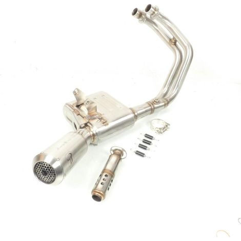 komplette auspuffanlage mk2 edelstahl ixrace für motorrad yamaha