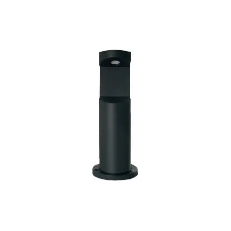 Bolardo Bolarside en aluminio negro, altura 300mm, anchura 158mm