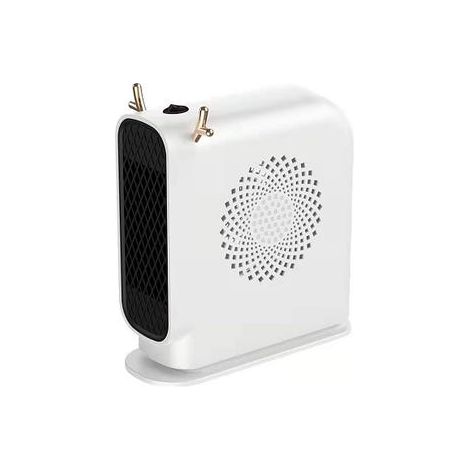Tragbarer elektrischer Heizlüfter 500 W weiß