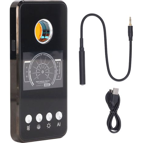 Détecteur de bugs GPS intelligent 1MHz-8000MHz, anti-écoute, détecteur de caméras cachées (1/5)