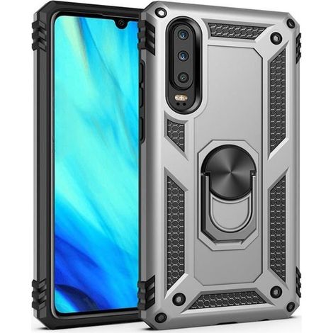 Coque pour Huawei P30 ELE-L04 ELE-L29 Coque PU de téléphone 6 [mq]