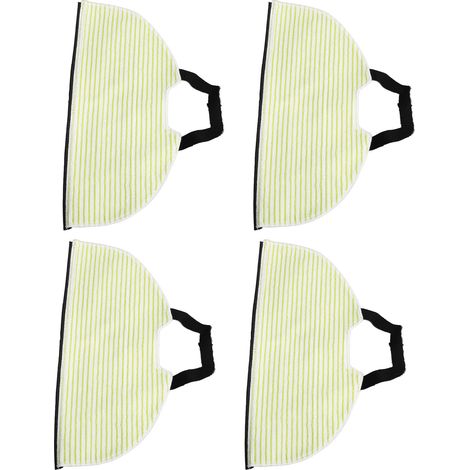 Lot de 4 lingettes pour balai aspirateur Shark RV2410WD et RV2610WD, résistantes à la perte de poils et hautement absorbantes, réutilisables. (1/5)