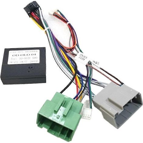 Adaptateur de faisceau de câblage automobile 16 broches, boîtier décodeur Canbus, câble d'alimentation pour autoradio Android Volvo S80 XC70 V70 S60 1999-2006 (1/5)