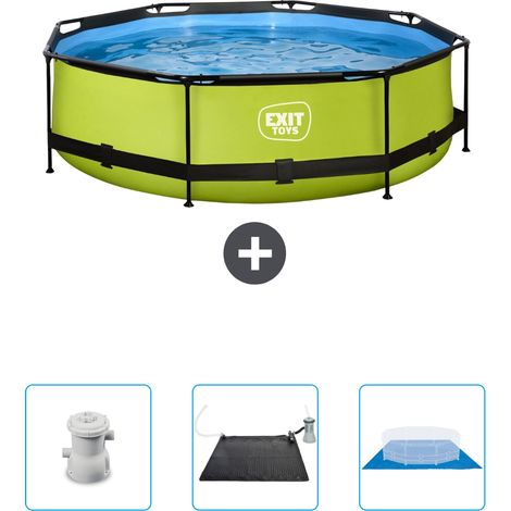 Exit Pool Rund - 300x76 cm - 4-teilig SCB91 (1/4)
