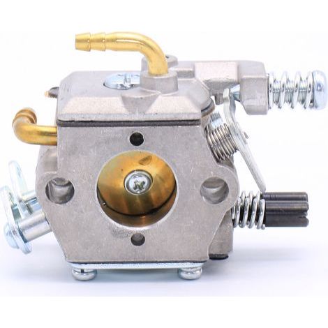 Carburatore WT-856 con tubo in rame compatibile con motoseghe 4500, 5200, 5800 da 45cc, 52cc e 58cc ricambio per motore a scoppio (1/5)
