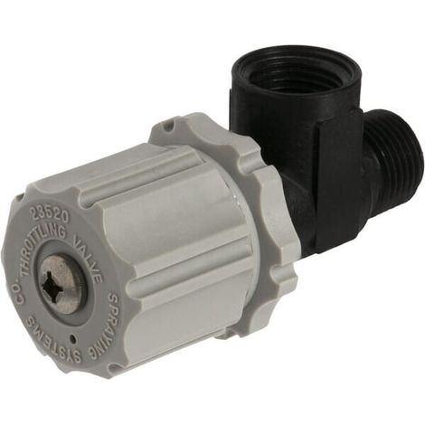 V谩lvula de estragulamiento 1/2" polipropileno TEEJET 2352012PP