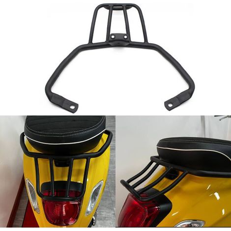 Modified Piaggio Vespa Spring 150 Sprint 150 Sport rear luggage rack with handle and thick rear rack