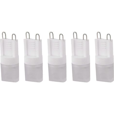 5 ampoules LED G9 blanc chaud 1W 220V-240V, ampoules spot à économie d'énergie (1/5)