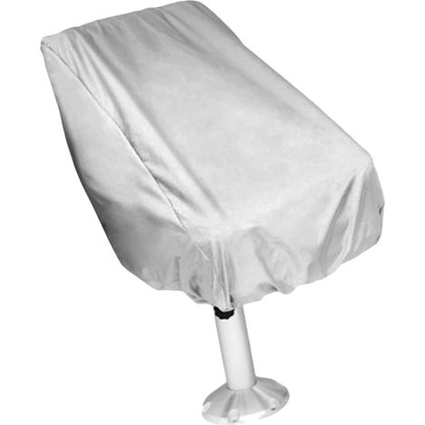 [Sitzbezug] Wasserdichter Oxford-Sitzschutz für Boot/Deck, UV- und witterungsbeständig, mit Befestigungsschnur, Maße 56 x 61 x 64 cm, 2 Bezüge enthalten (1/4)