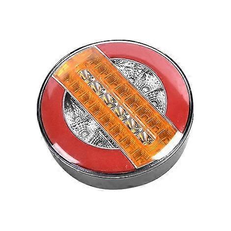4-Zoll-Anhänger-Rücklicht, dynamisches 24-V-LED-Bremslicht für LKW, rund