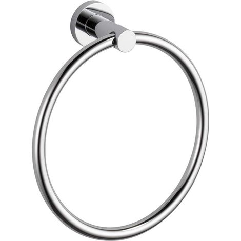 Anillas para toallas, Toalleros de pared, Toalleros modernos de acero inoxidable, Aptos para baños, cocinas y caravanas, color plata (1/5)