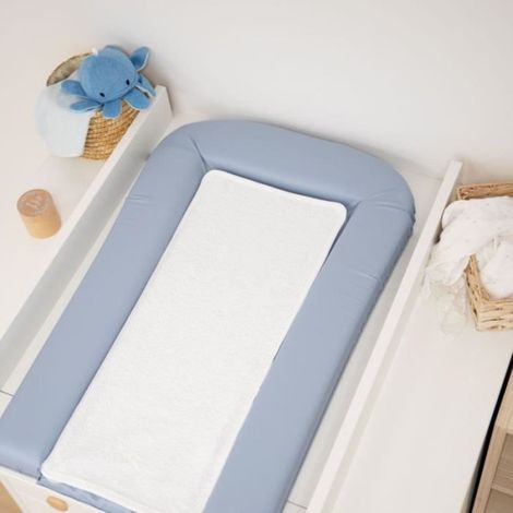 Matelas a langer avec 2 éponges amovibles - Bleuet - 42 x 70 cm (1/3)