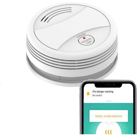 Smart WIFI Détecteur de fumée Détecteur WiFi Détecteur de fumée Détecteur de fumée (1/5)