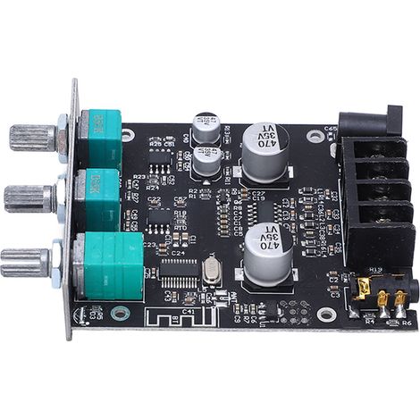 Amplificateur Audio Bluetooth Stéréo 2.0 Module Ampli HIFI Numérique 50W+50W Réglage Haut et Basse Fréquence (1/5)