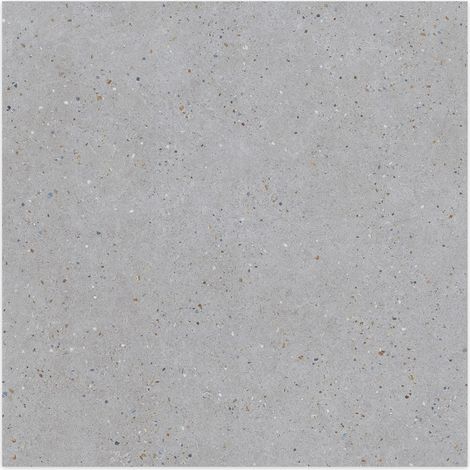 Carrelage effet Terrazzo Gris Foncé 90x90x0,9 cm Soreli - Sol et mur intérieur (vendu par carton de 1,62 m²) - RO'MA CARRELAGE
