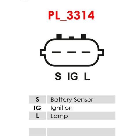 Régulateur d'alternateur AS-PL ARE6033 27700-50020 27700-50030 27700-54060
