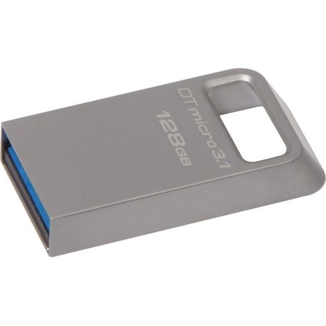 Kingston Technology DataTraveler Micro 3.1 128GB unità flash USB USB tipo A 3.2 Gen 1 (3.1 Gen 1) Metallico (1/4)