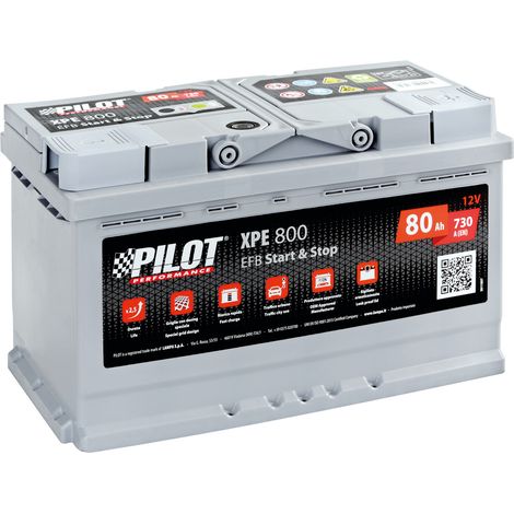 Batteria 12V - Pilot Start-Stop EFB - 80 Ah - 730 A - L4 (1/2)