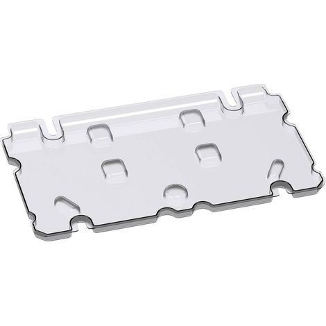 Inserto per cassetta attrezzi tanos 83500890 trasparente 153x257 mm