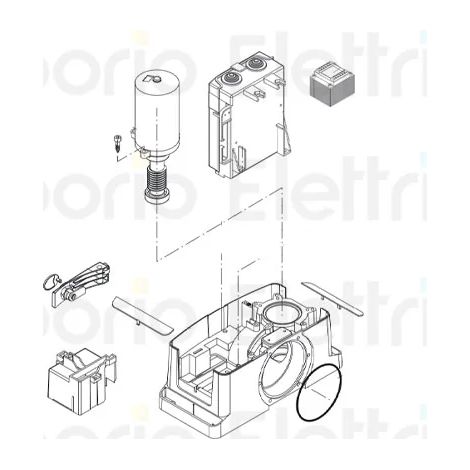beninca pièce détachée transformateur pour bull4-624 esa-a 115v60hz 9686749