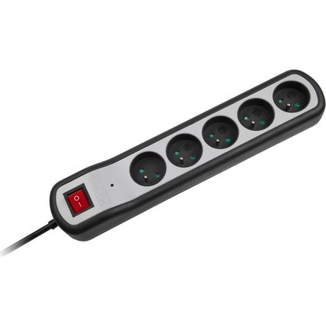 Rallonge multiprise Rebel 1,5 m à 5 prises