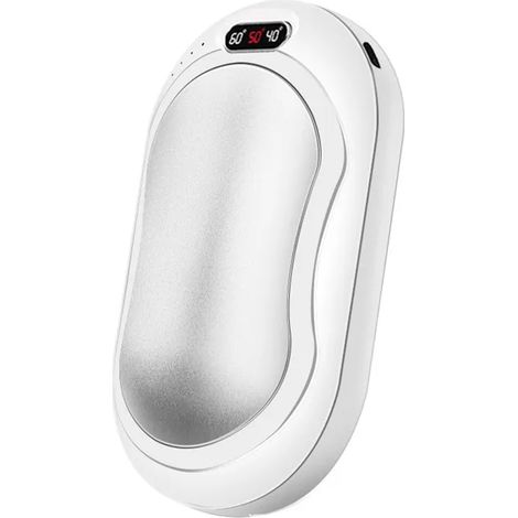 chauffe-mains de grande capacité Chauffe-mains USB de grande capacité, batterie externe, lampe de poche LED luminaire pack (1/5)