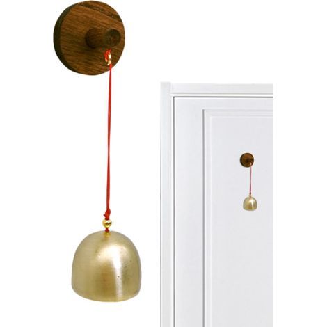 Sonnette de porte pour décoration d'entrée, sonnette de porte en métal, pour ouvrir la porte, rétro, montage mural, carillon de magasin, carillon éolien unique, vintage (1/5)
