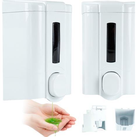 Dispensador de jabón líquido S2 0,5 l ecológico (1/5)