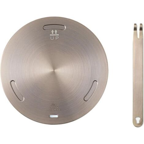 Plaque convertisseur de plaque à induction de 28 cm, adaptateur d'induction en acier inoxydable, plaque de mijotage pour plaque de cuisson électrique, gaz, verre, plaque diffuseur de chaleur avec