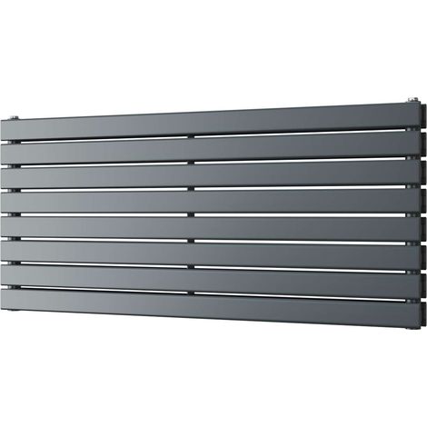 Typhoon Axis - Anthracite Horizontal Radiator H544mm x W1200mm Double Panel